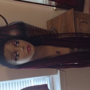 Lace front wig